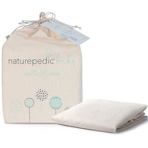 Naturepedic Waterproof Organic Crib Mattress Protector Pad (Fitted)